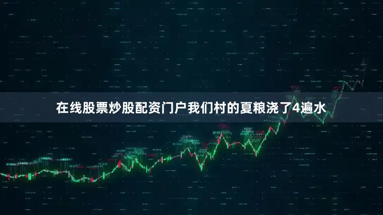 在线股票炒股配资门户我们村的夏粮浇了4遍水